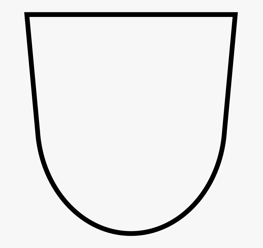 File - Wappenschild Leer - Svg - Wappenschild Leer - Wappen Leer Png, Transparent Clipart