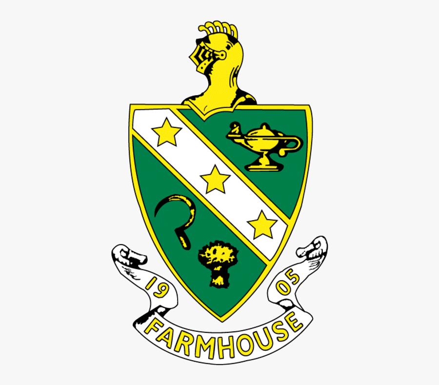 Farmhouse - Farmhouse Fraternity Crest, Transparent Clipart