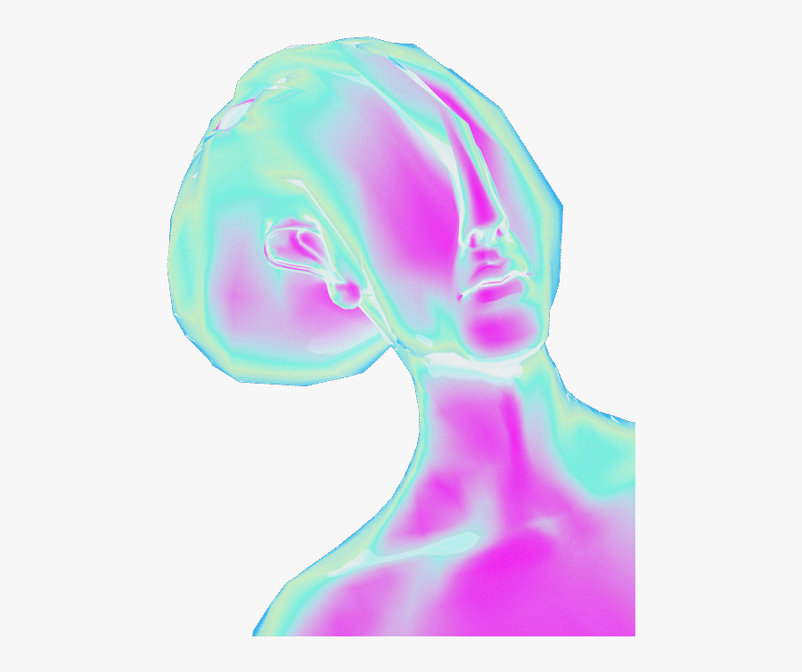 G O O D N I G H T - Vaporwave Transparent Background Gif, Transparent Clipart