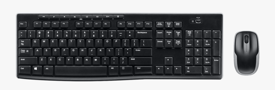 Wireless Keyboard And Mouse Simply Nuc - Keyboard Mouse, Transparent Clipart