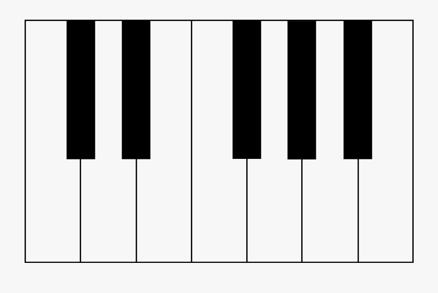 Clipart Piano Keys, Transparent Clipart