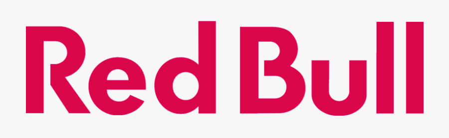 Red Bull Text Logo Png, Transparent Clipart