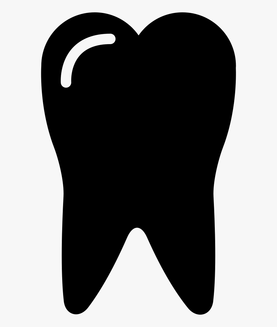 Teeth Black Shape, Transparent Clipart