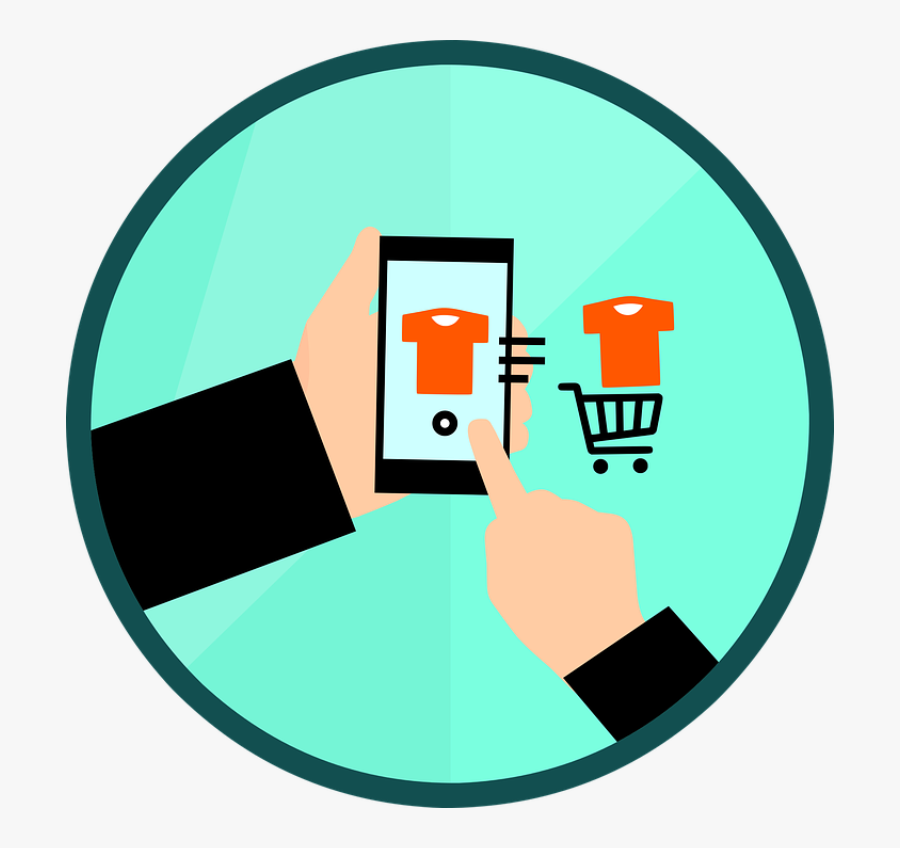 Mobile Phones In E-comerce - E Commerce Vector Png, Transparent Clipart