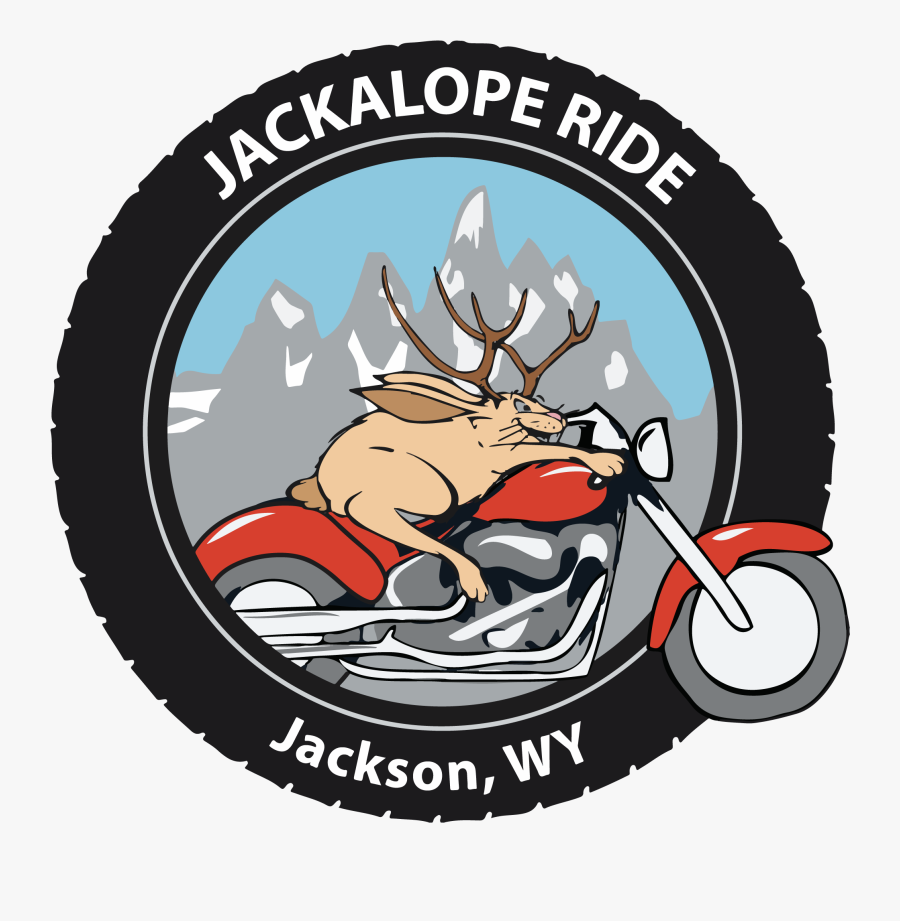 Woodford Reserve Clipart , Png Download - Jackalope Riding A Motorcycle, Transparent Clipart
