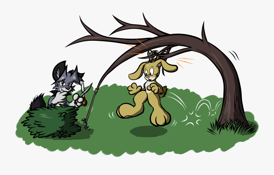 Jackalope Anthro, Transparent Clipart