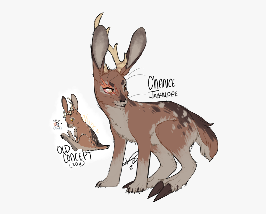 Clip Art Jackalope Chance By Clovercoin - Mythical Creature Jackalope Fantasy, Transparent Clipart