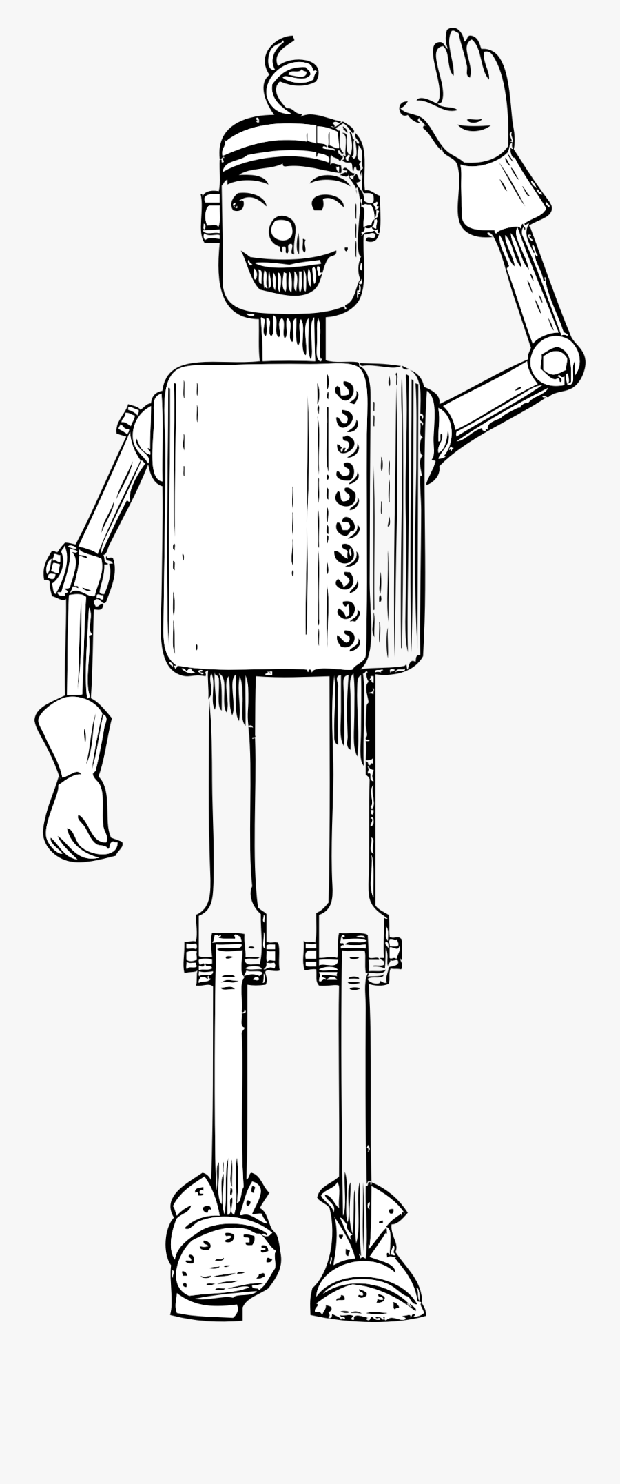 Transparent Mechanical Png - Tin Man Clip Art, Transparent Clipart