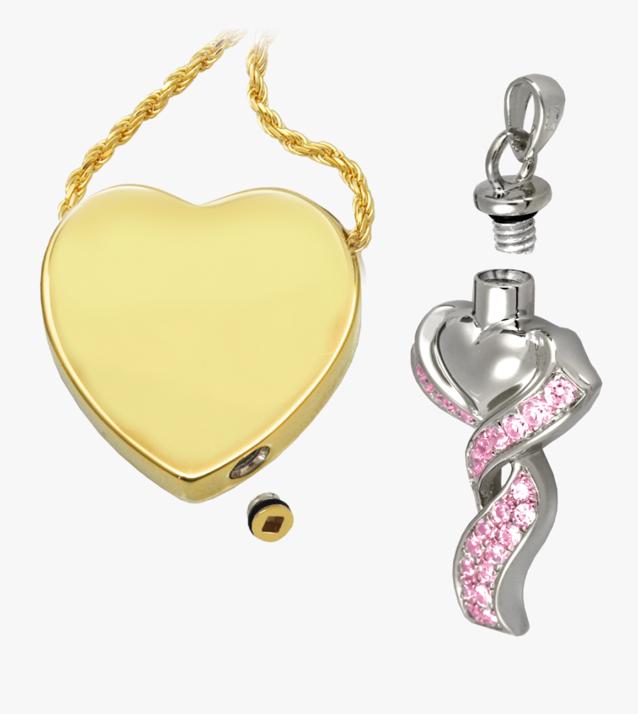 Clip Art Cremation Charms - Locket, Transparent Clipart