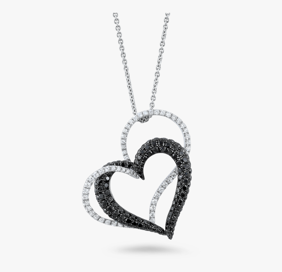 Heart Locket Png Transparent Image - Hart Hanger Diamant Pave, Transparent Clipart