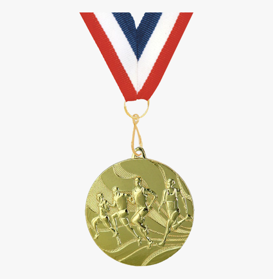 Download This High Resolution Medal Png Image - Gold Medal For Running, Transparent Clipart