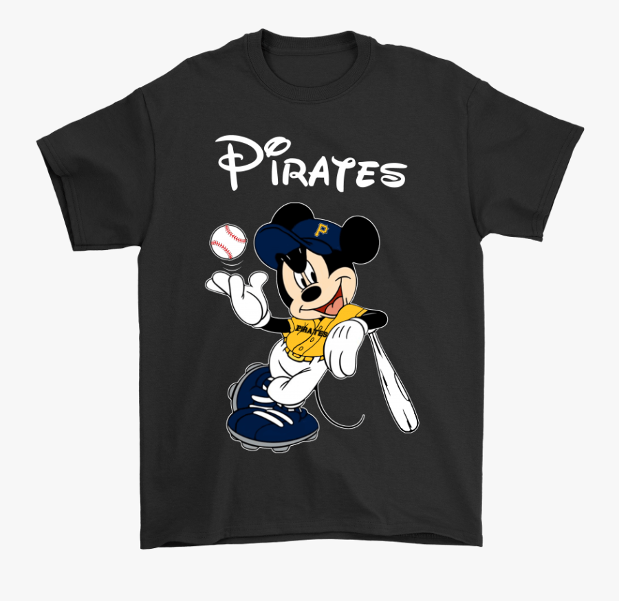 Baseball Mickey Team Pittsburgh Pirates Shirts - Shirt, Transparent Clipart