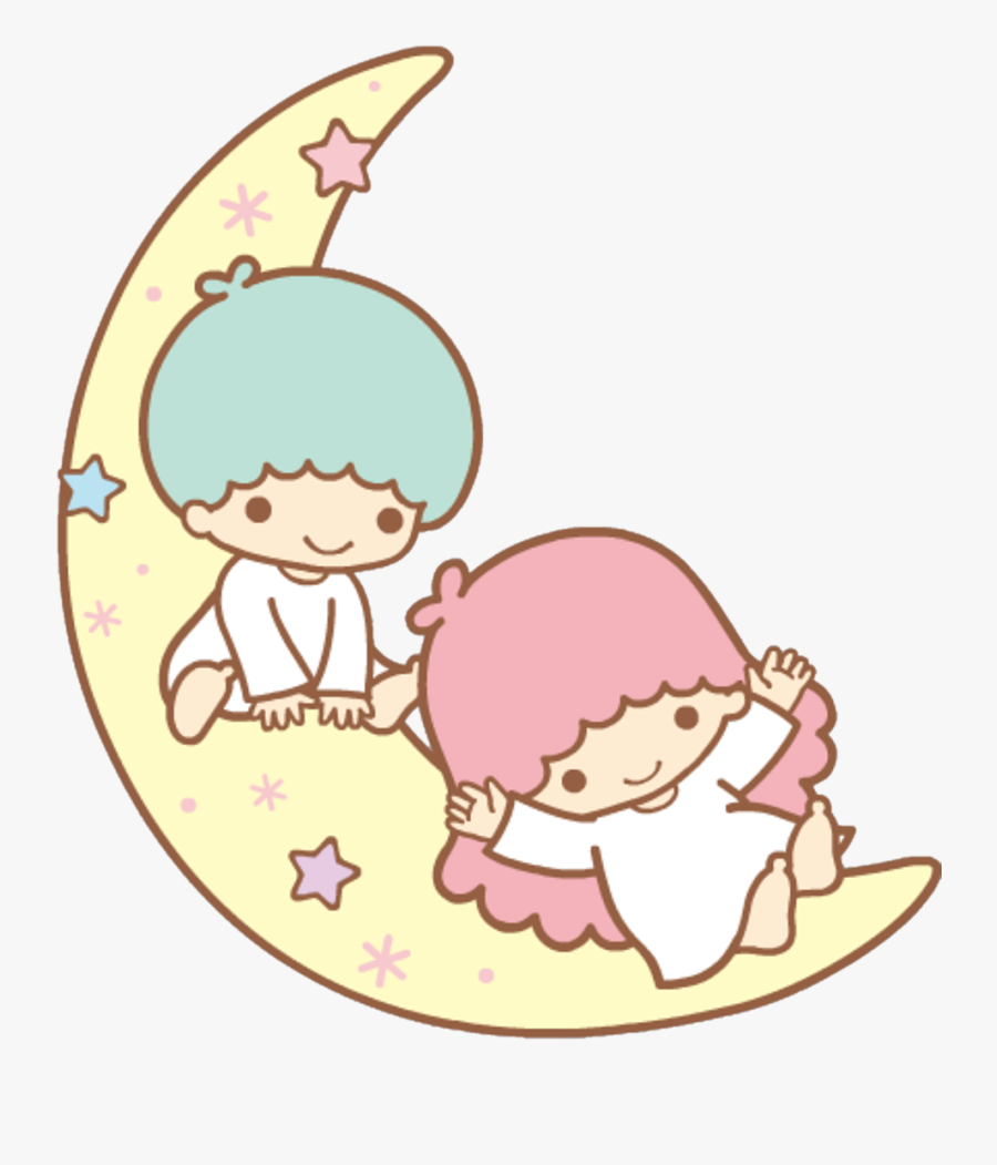 Little Twins Stars Cartoon, Transparent Clipart
