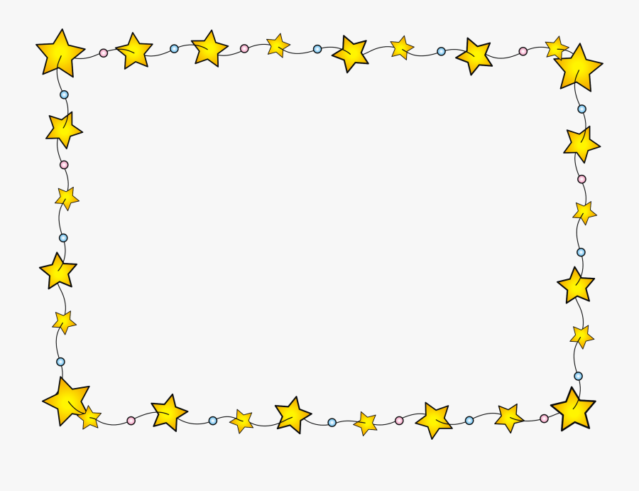 Star Border Png, Transparent Clipart