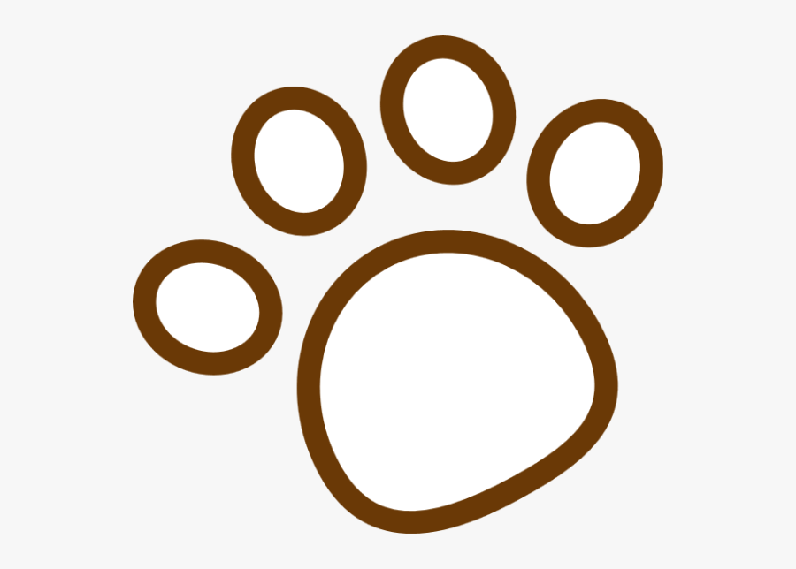 Vector Footprints Animal - Circle, Transparent Clipart