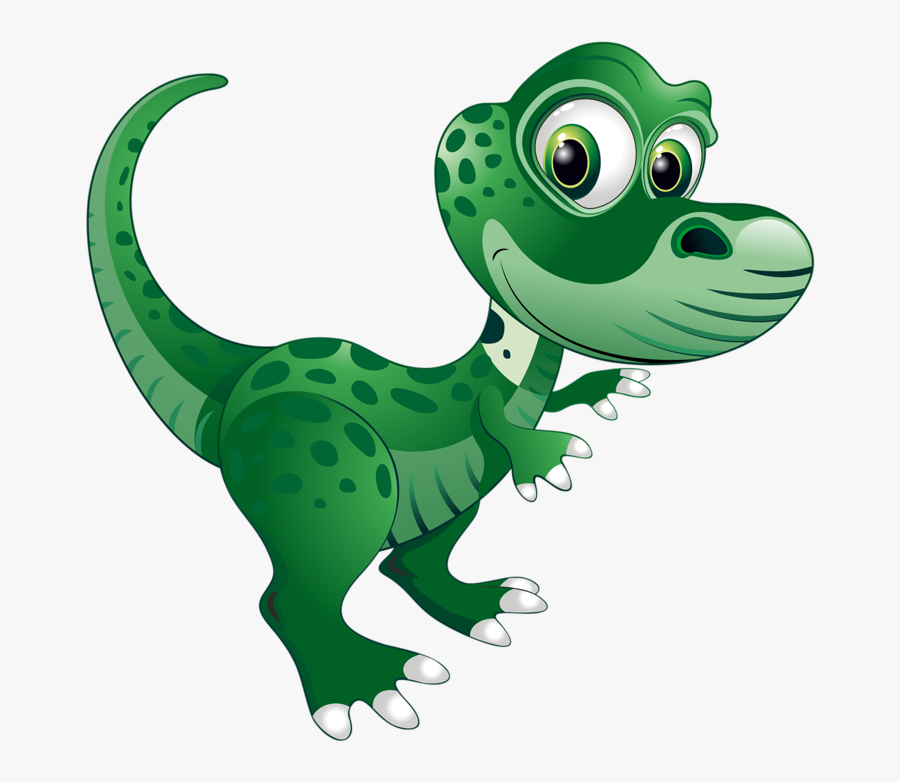Footprint Clipart Gecko - Dinosaur Png Cartoon Hd, Transparent Clipart