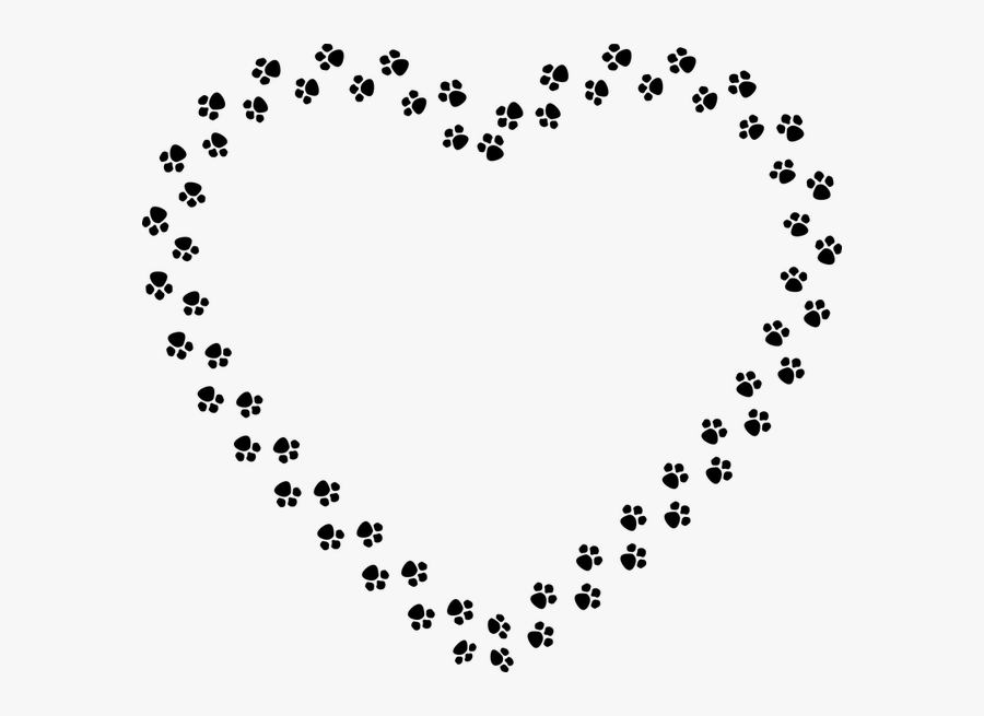 Abstract, Animal, Art, Canine, Cat, Dog, Feline, Heart - Cat Paw Print Backgrounds, Transparent Clipart