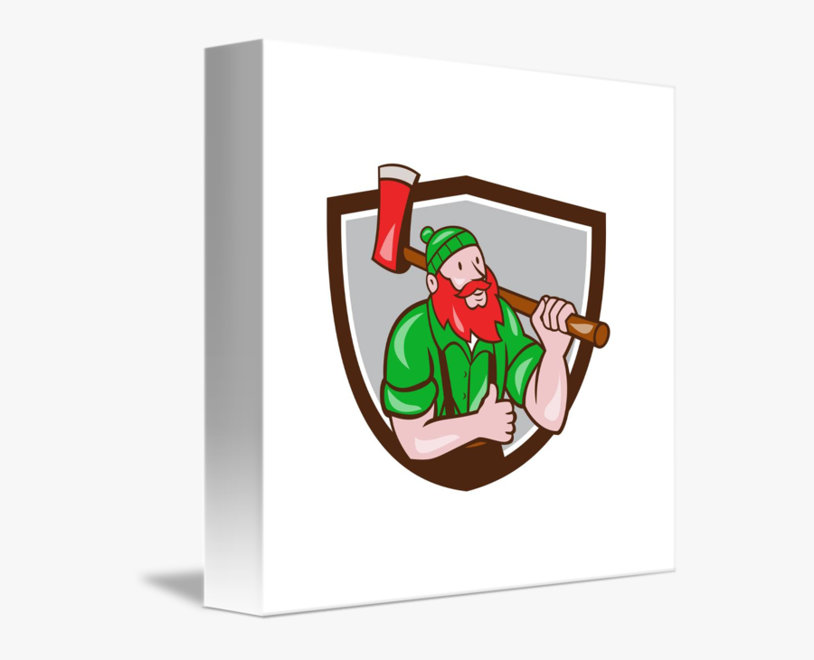 Paul Bunyan Axe Thumbs - Lumberjack, Transparent Clipart