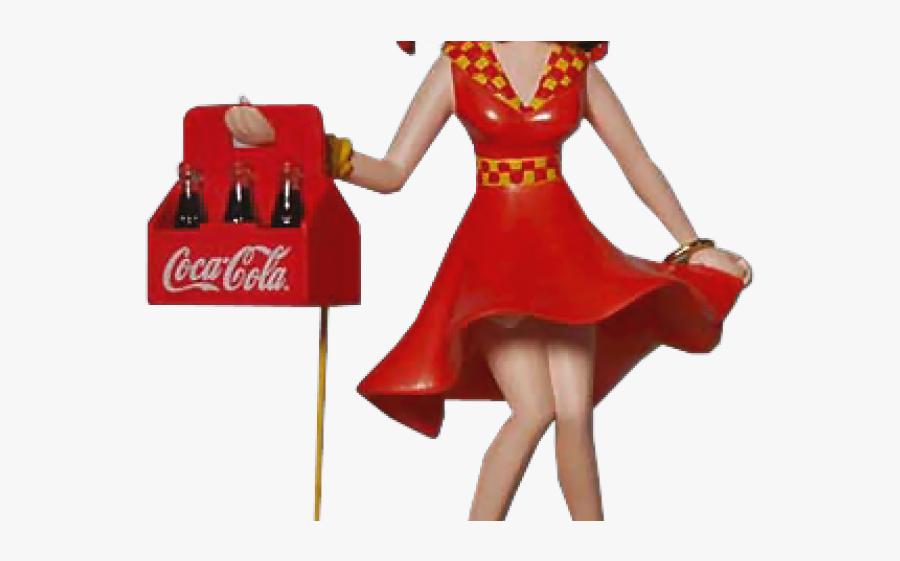 Cola Clipart Coke Product - Betty Boop Coca Cola Figurine, Transparent Clipart