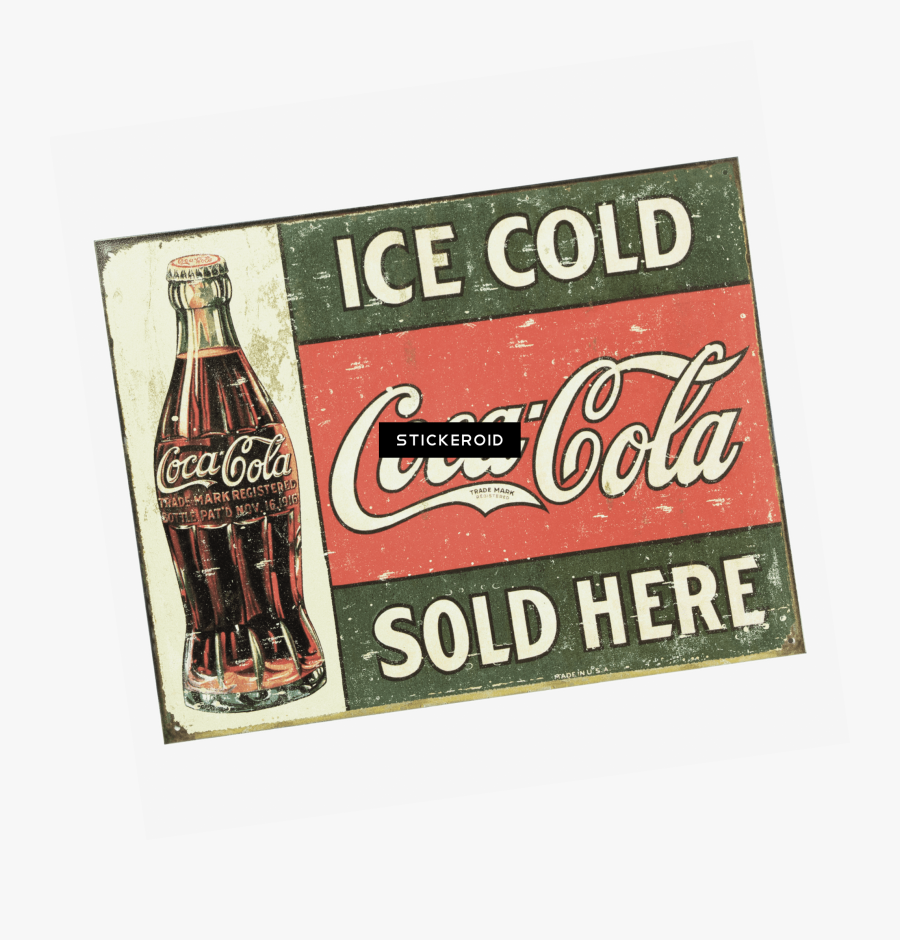 Vintage Coca Cola Crate Png - Coca-cola, Transparent Clipart