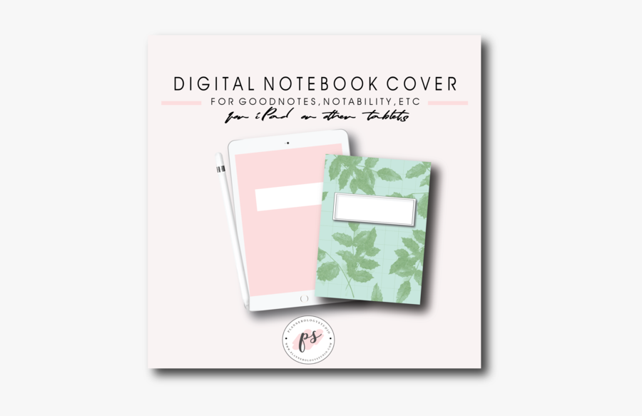 Digital Planner Notebook Cover For Ipad/tablet And - Greeting Card, Transparent Clipart