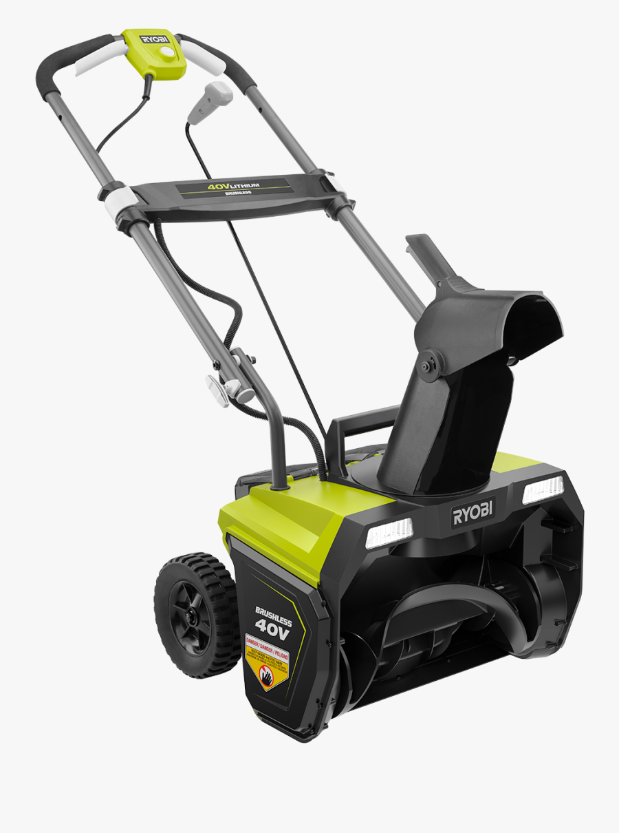 Ryobi Snow Blower, Transparent Clipart