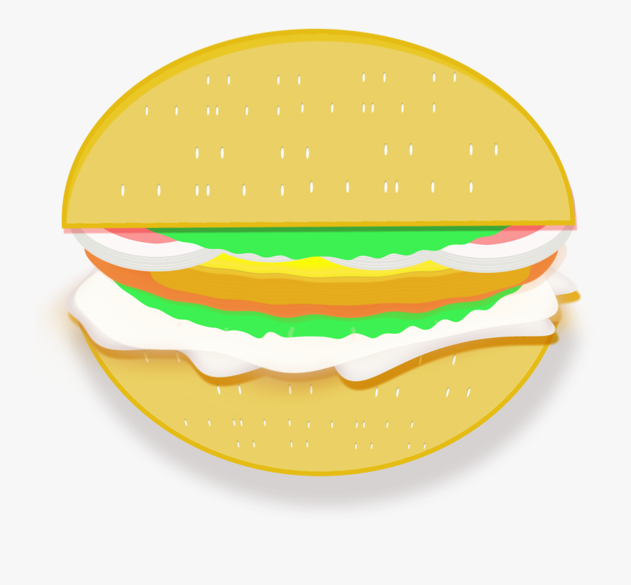 Transparent Hamburguesa Png - Hamburger, Transparent Clipart