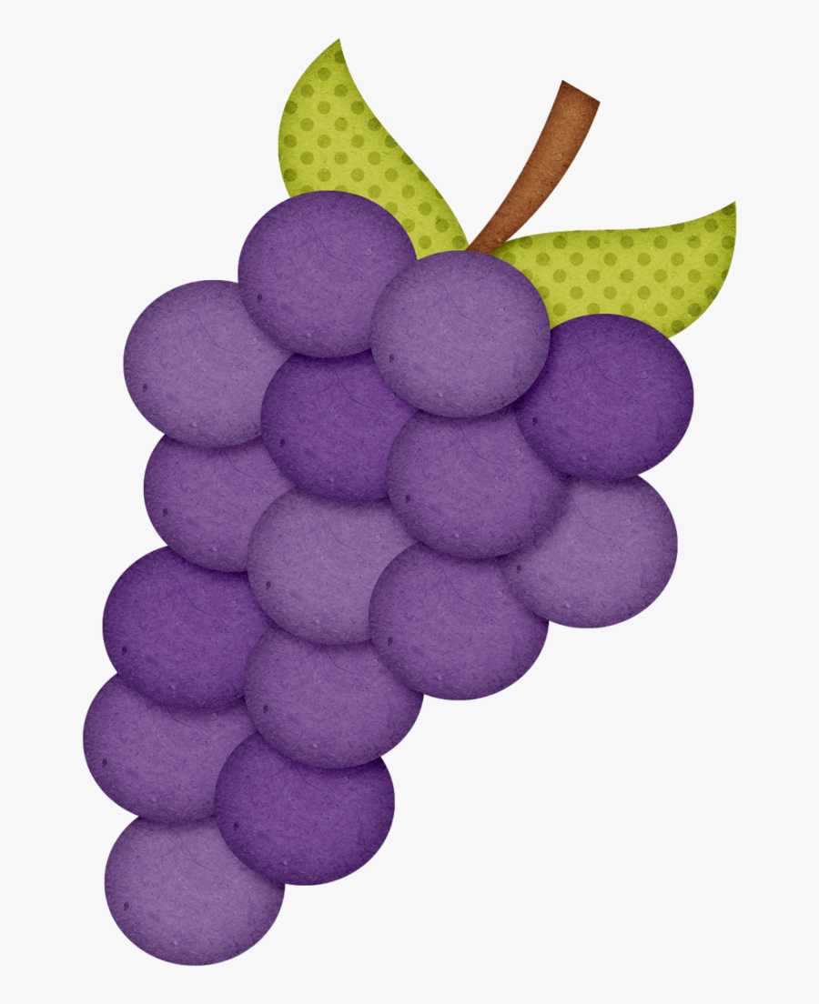 Comida, Frutas Bebidas Etc - Miss Kate Cuttables Grapes, Transparent Clipart