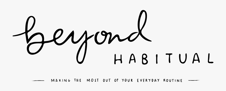Beyond Habitual - Calligraphy, Transparent Clipart