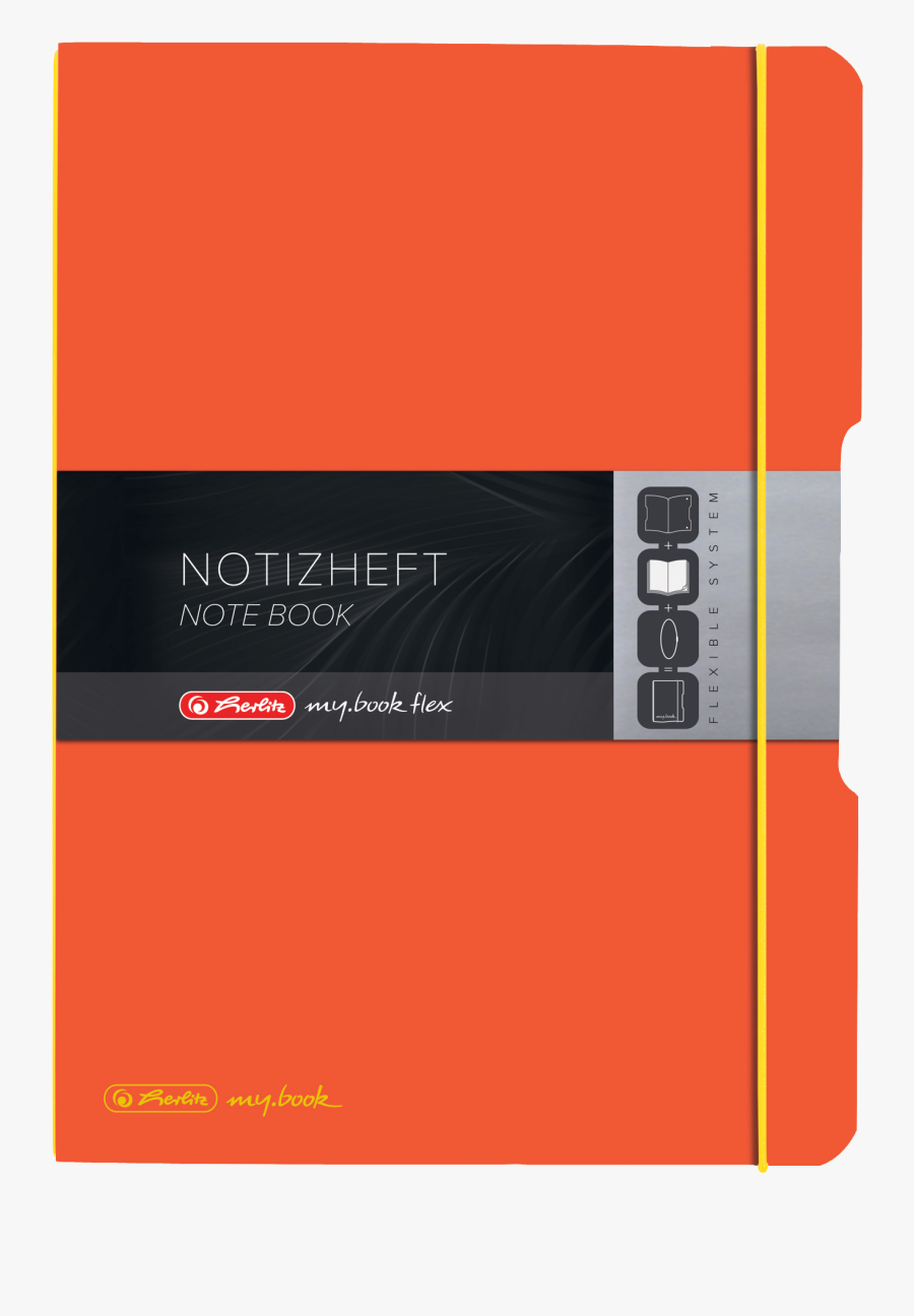 Notebook Clipart Red Notebook - My Books Flex, Transparent Clipart