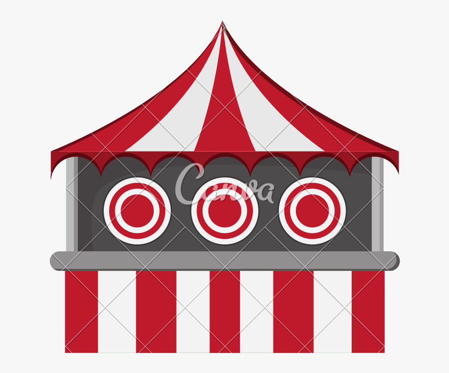 Tent Png Carnival - Carnival Icon, Transparent Clipart