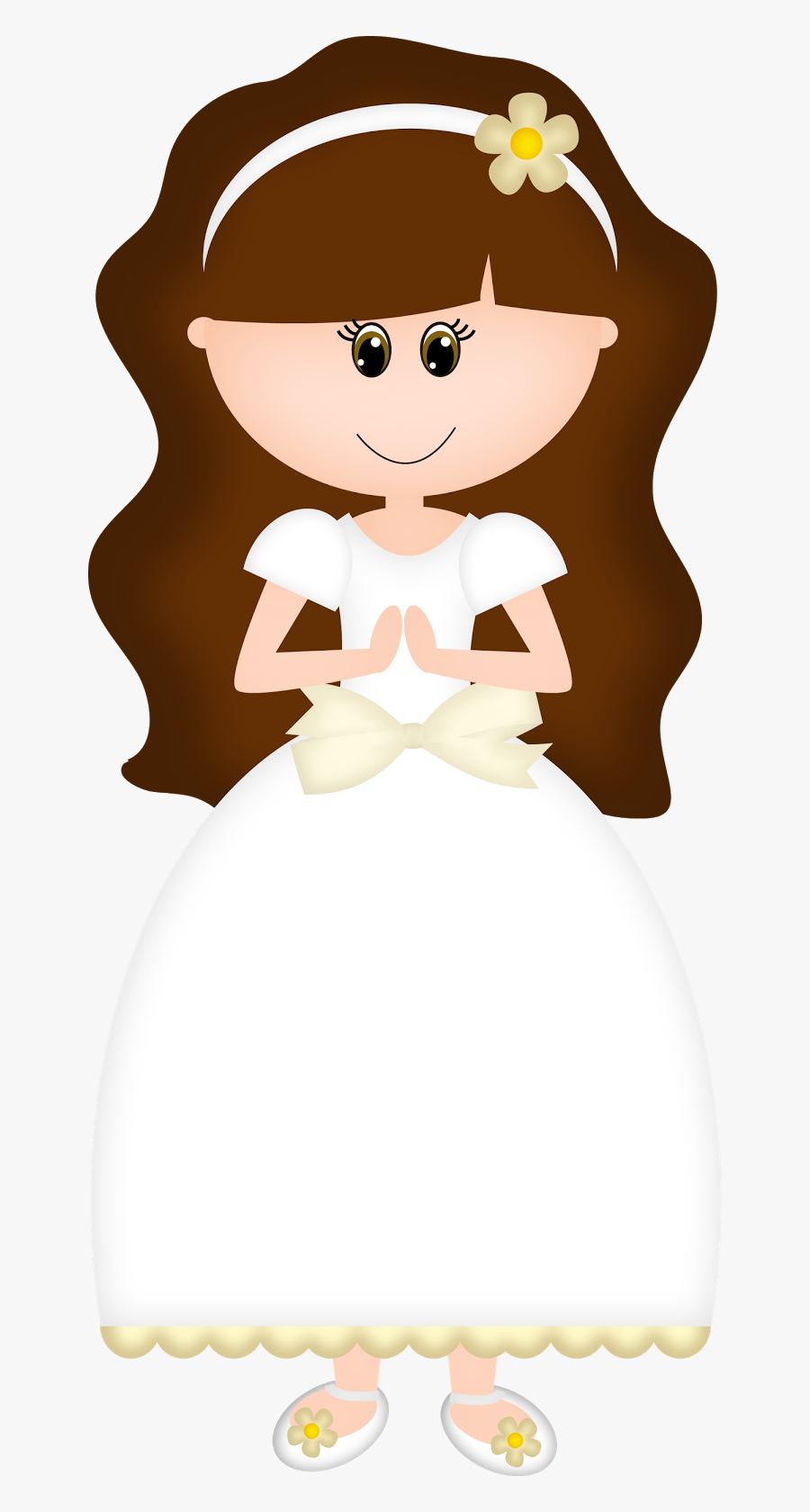 First Communion Clipart , Png Download - Niña Primera Comunion Png, Transparent Clipart