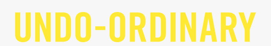 Undo-ordinary - Graphics, Transparent Clipart