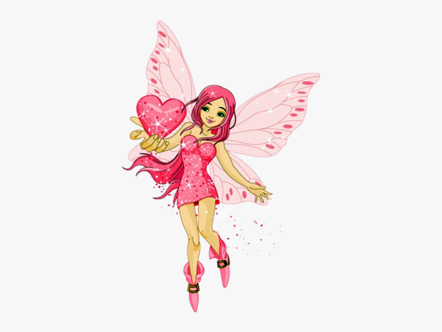 Tooth Fairy Fairy Tale Clip Art - Clipart Tiny Pink Fairy, Transparent Clipart