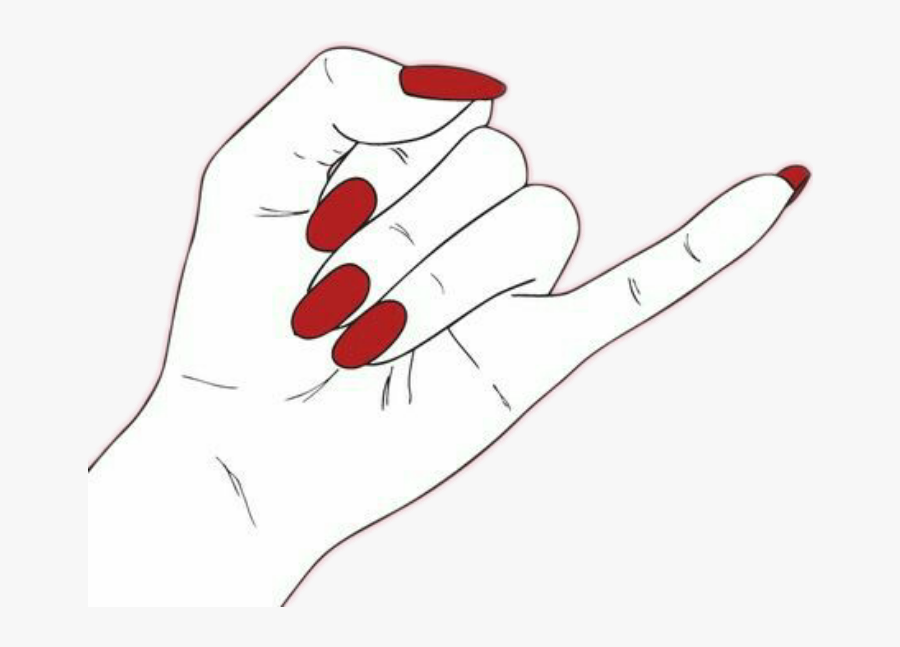 Tumblr Hands Sticker By - Promise Finger, Transparent Clipart