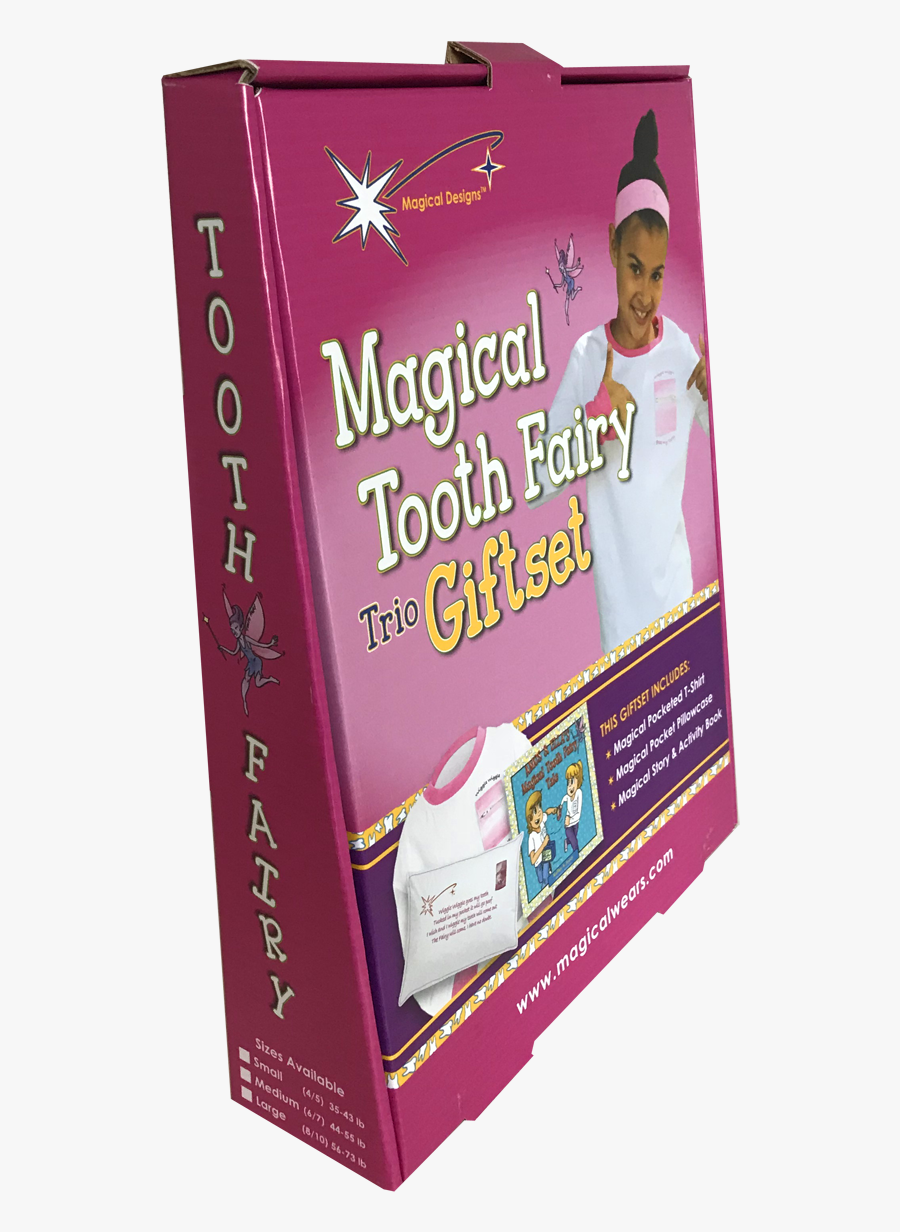 Magical Tooth Fairy Trio - Book, Transparent Clipart