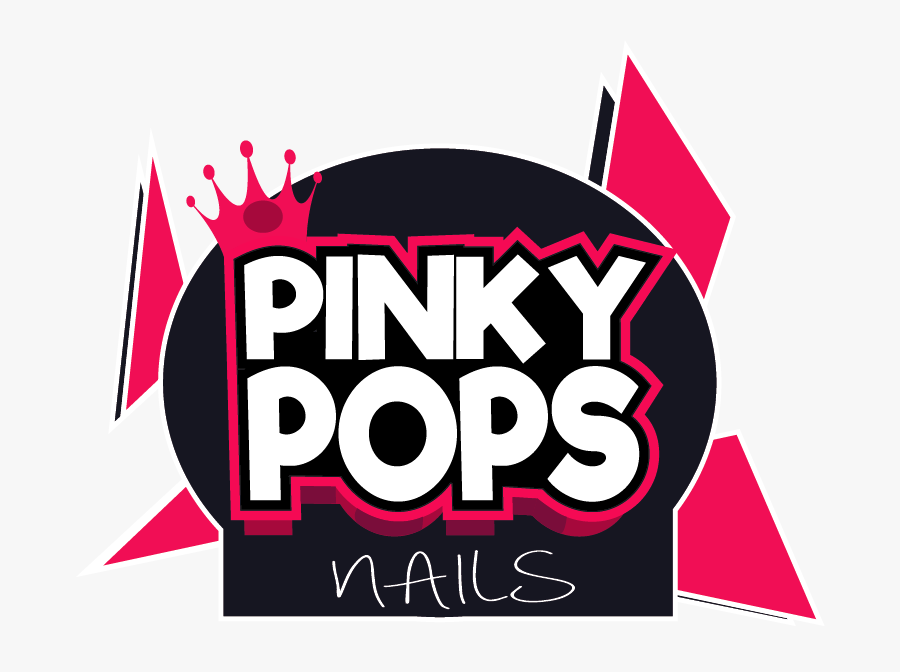 Pinkypopsnailslogo - Graphic Design, Transparent Clipart