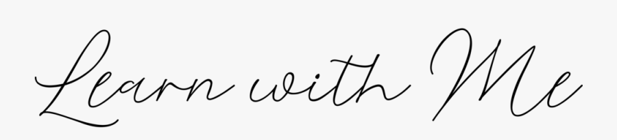 Learnwithme - Calligraphy, Transparent Clipart