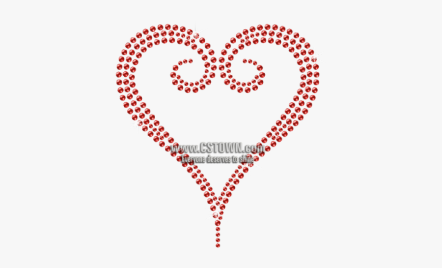 Simple Heart Outline, Transparent Clipart