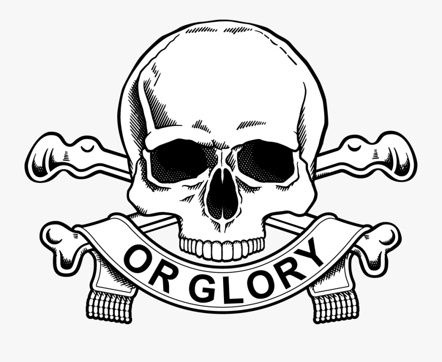 Royal Lancers Badge Clipart , Png Download - Skull Clipart Black And White, Transparent Clipart