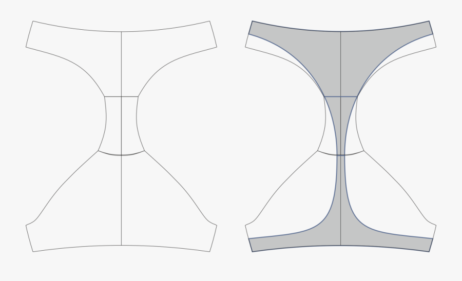 Transparent Simple Lace Patterns Clipart - Panty Pattern, Transparent Clipart