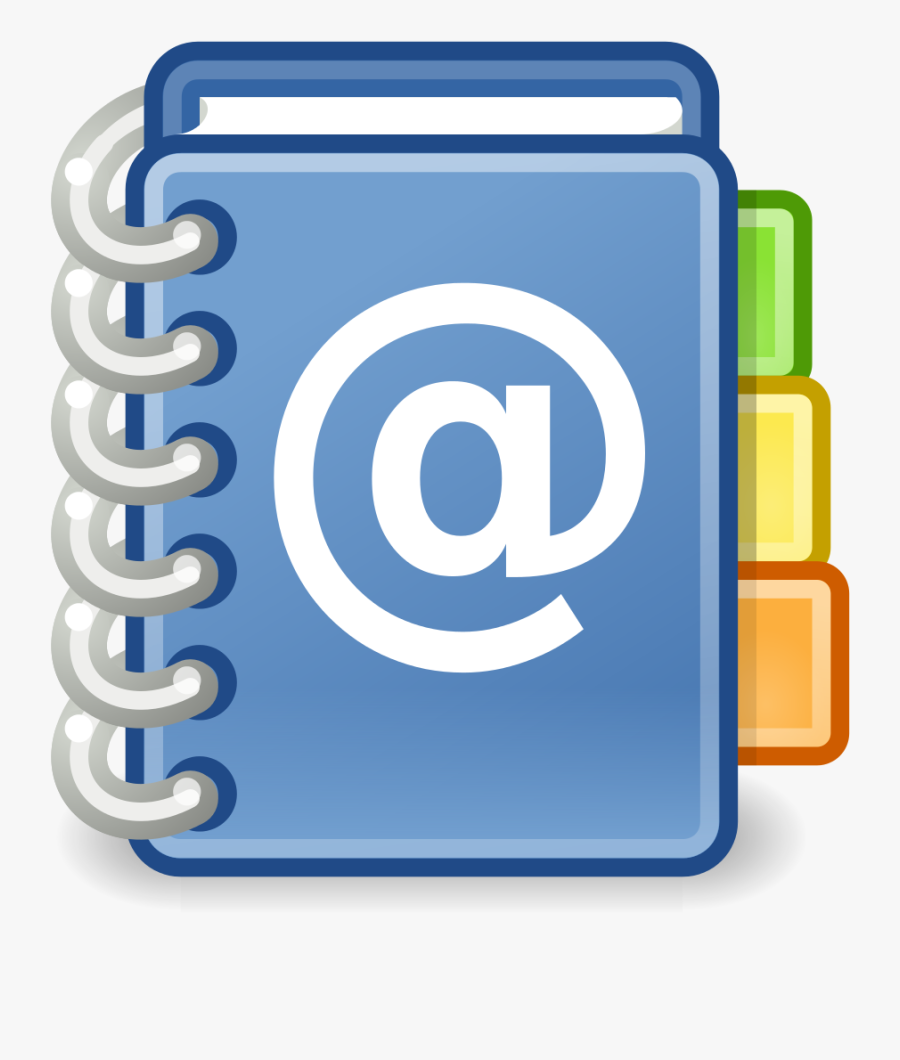 File Gnome X Book - Android Address Book Icon, Transparent Clipart