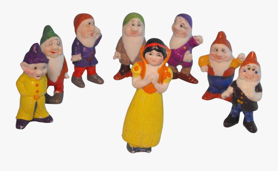 Snow White And The Seven Dwarfs Clipart Gnomes - Cartoon, Transparent Clipart