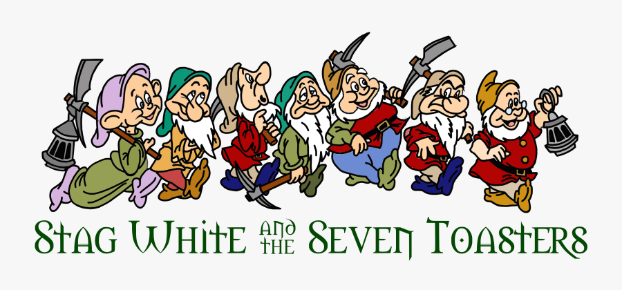 Seven Dwarfs, Transparent Clipart