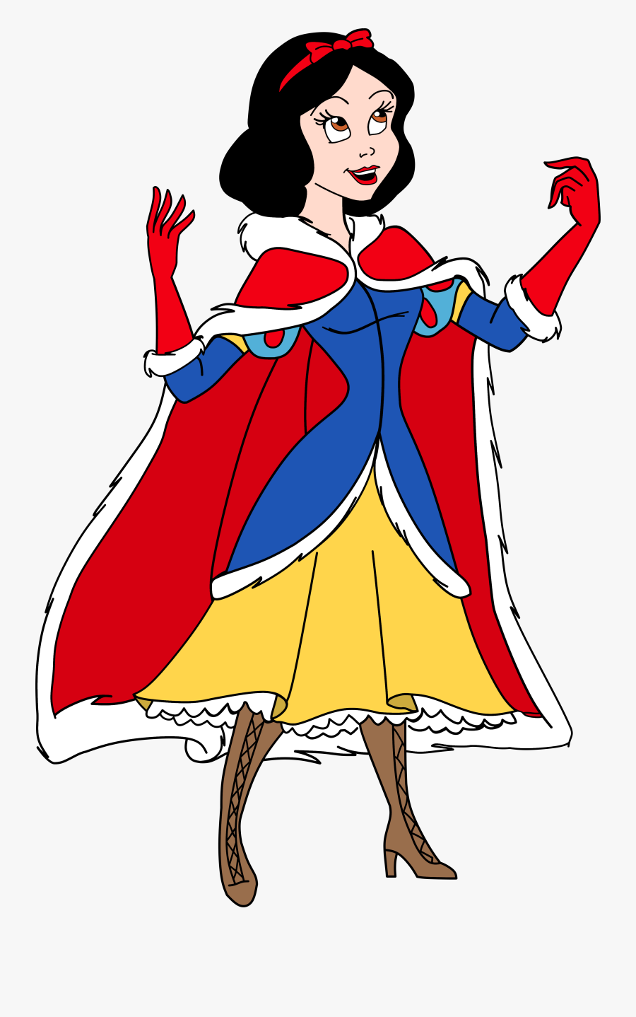 Snow White The Winter Warrior - Cartoon, Transparent Clipart