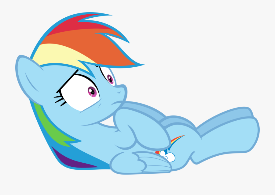 Clip Art 28 Pranks Later - Sad Rainbow Dash, Transparent Clipart