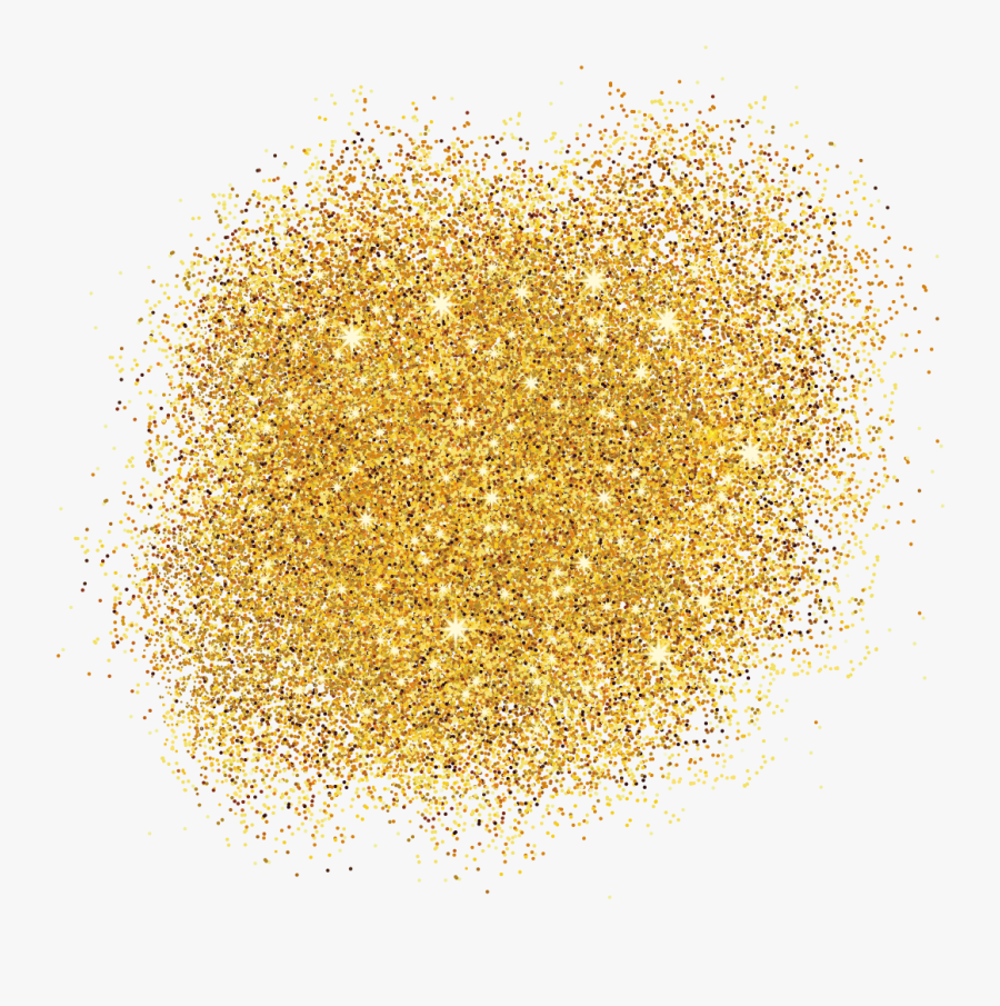 Gold Glitter White And Gold Background, Transparent Clipart