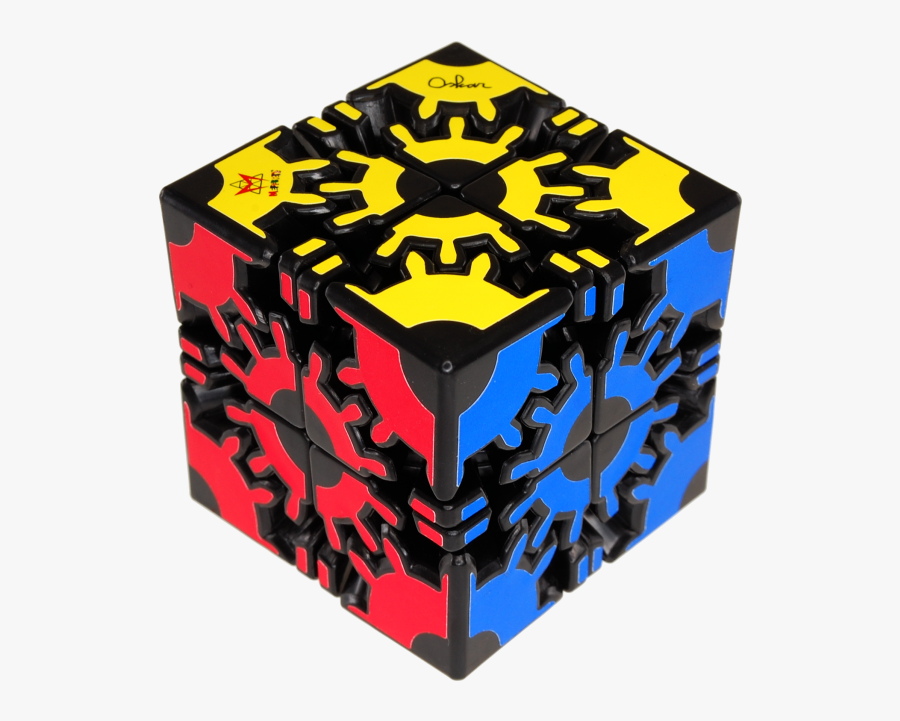 Transparent Interlocking Gears Clipart - Cubos Rubik De Engranajes, Transparent Clipart