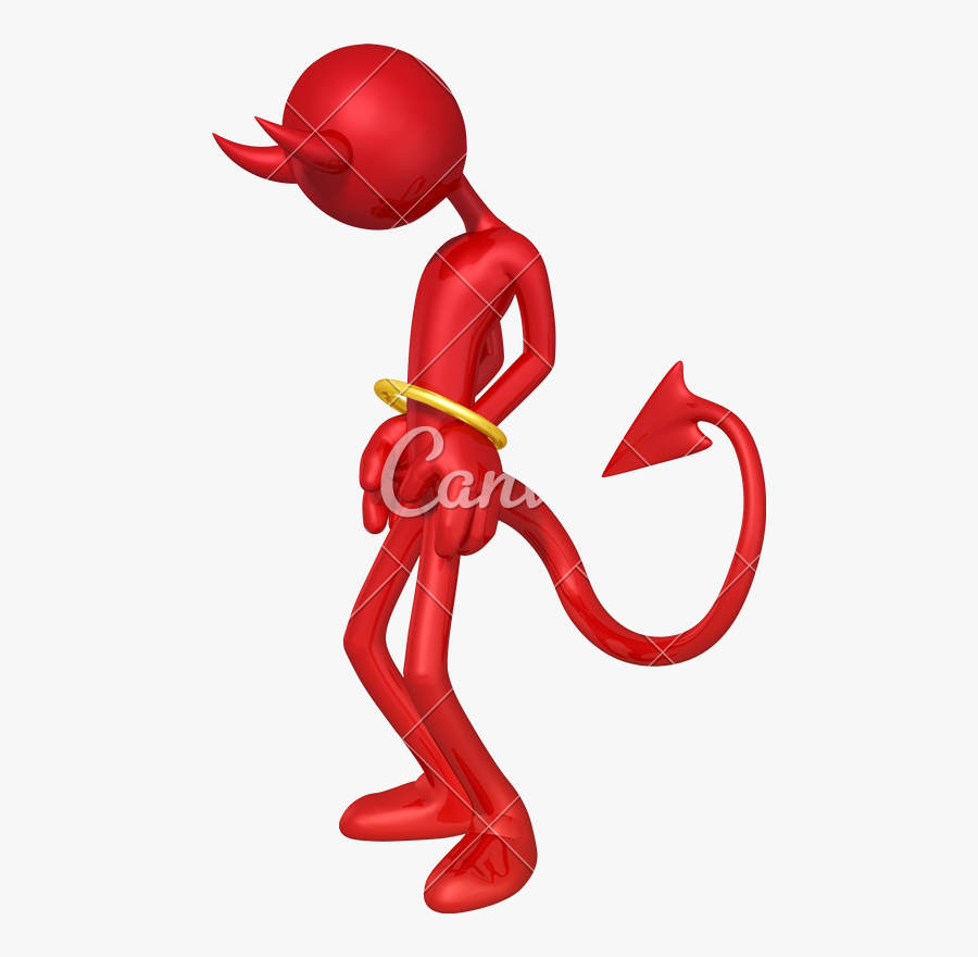 Devil Clipart Devil Man - Cartoon, Transparent Clipart