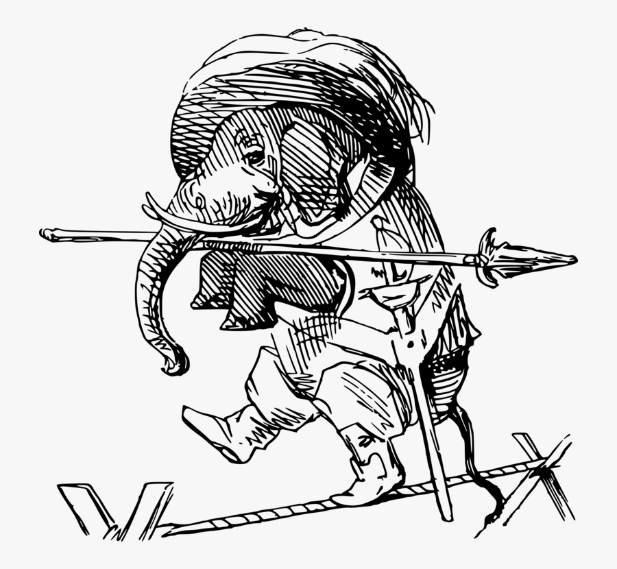 Art,monochrome Photography,artwork - Corda Bamba Circo Desenho, Transparent Clipart